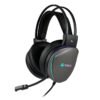 auriculares gaming teros micrófono, luces rgb